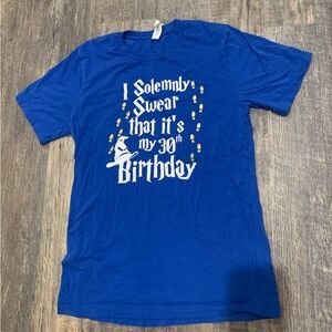 I solemnly swear that it’s my 30th birthday Harry Potter shirt